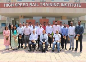 NHSRCL organized three days training program for its managerial staff at High-Speed Rail Training Institute, Vadodara from 24th to 26th March 2022. They were being provided hands-on training on various aspects of HSR technology including sessions on Japanese Culture & Business Practices, team building and life skills.