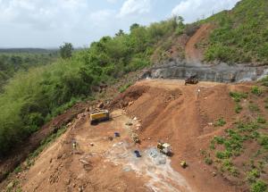 Tunnel Work started @ Ch. 157, Valsad District