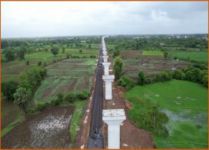 Pier Work Completed @ Ch. 236 kms, Navsari District - July 2022