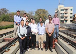 Director General of the Shinkansen Management Department, Japan along with his Team Visited the High-Speed Rail Training Institute (HSRTI) and various MAHSR Construction Sites in Gujarat