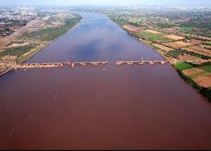  નર્મદા નદીમાં વેલ ફાઉંડેશન કા કાર્ય, ભરૂચ જીલ્લા, ગુજરાત - મે 2023
