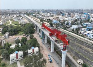 अहमदाबाद में एसबीएस पद्धति के माध्यम से कार्य प्रगति पर, गुजरात-सितंबर 2023
