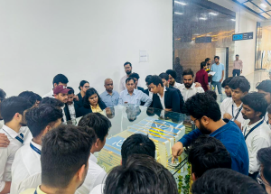NHSRCL अहमदाबाद कार्यालयाला गती शक्ती विद्यापीठाच्या 52 विद्यार्थ्यांनी भेट दिली