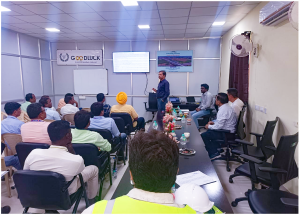 A Knowledge Sharing Workshop on 'Advanced Steel Bridge Fabrication' was organised for welders and technicians of Indian Railways in Bhuj, Gujarat in collaboration with NHSRCL and North Western and West Central Railways