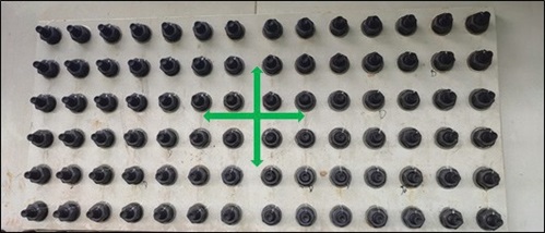 Fig. 13 Sequence of Tightening in Each Splice plate