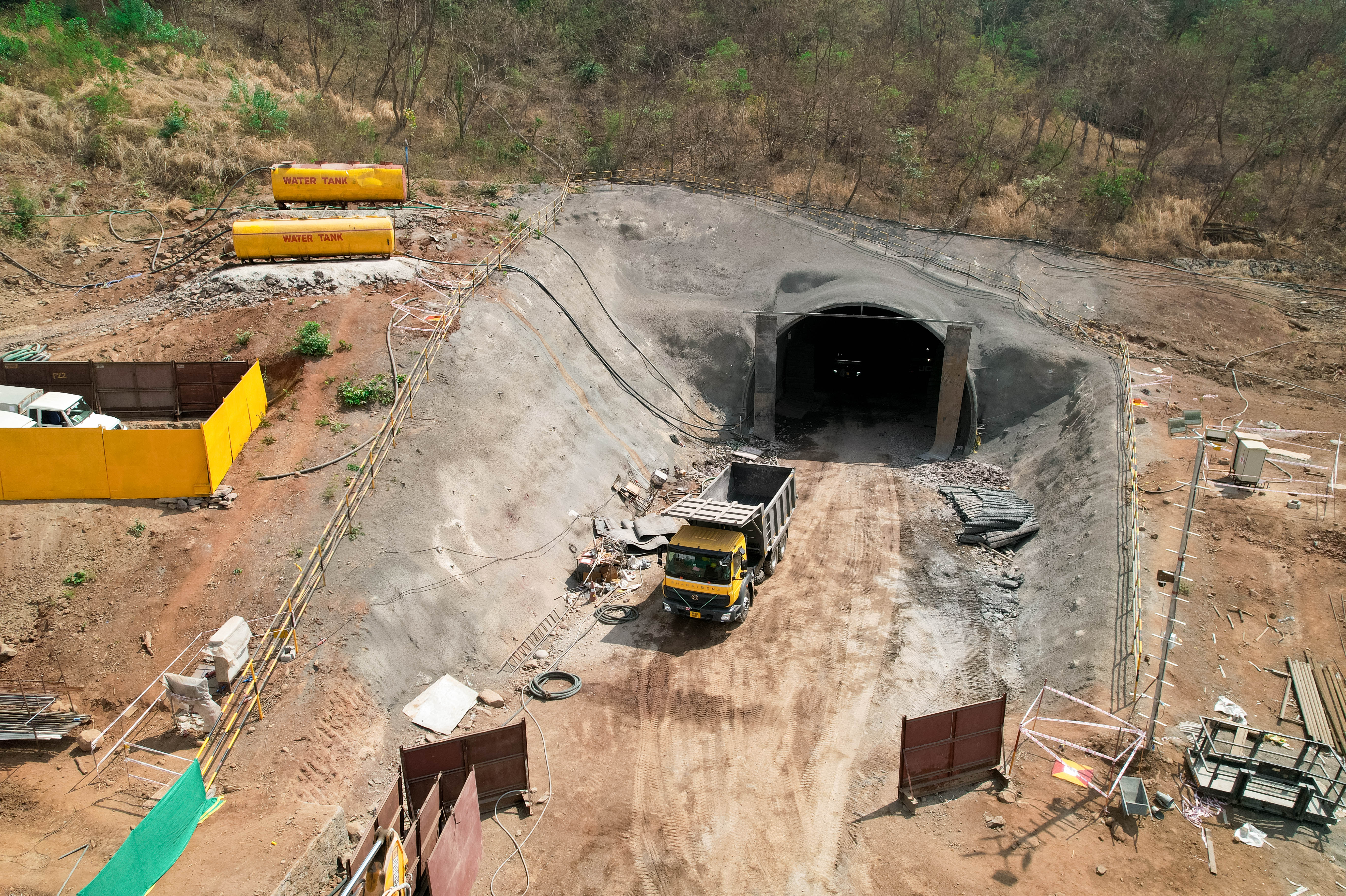 Work in Progress for India's First Undersea Rail Tunnel in Maharashtra