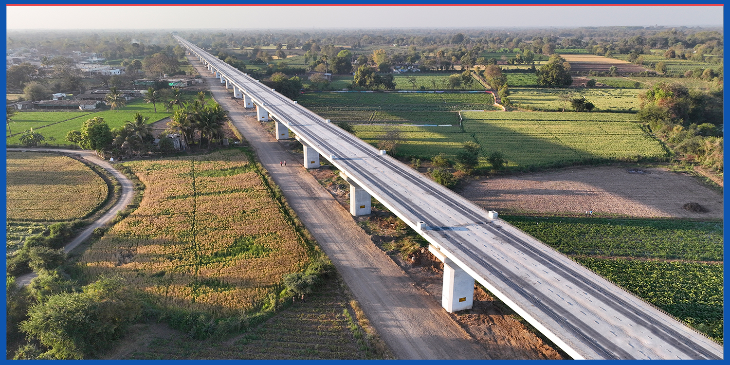 Completion of 50 Km of Viaduct for MAHSR Project