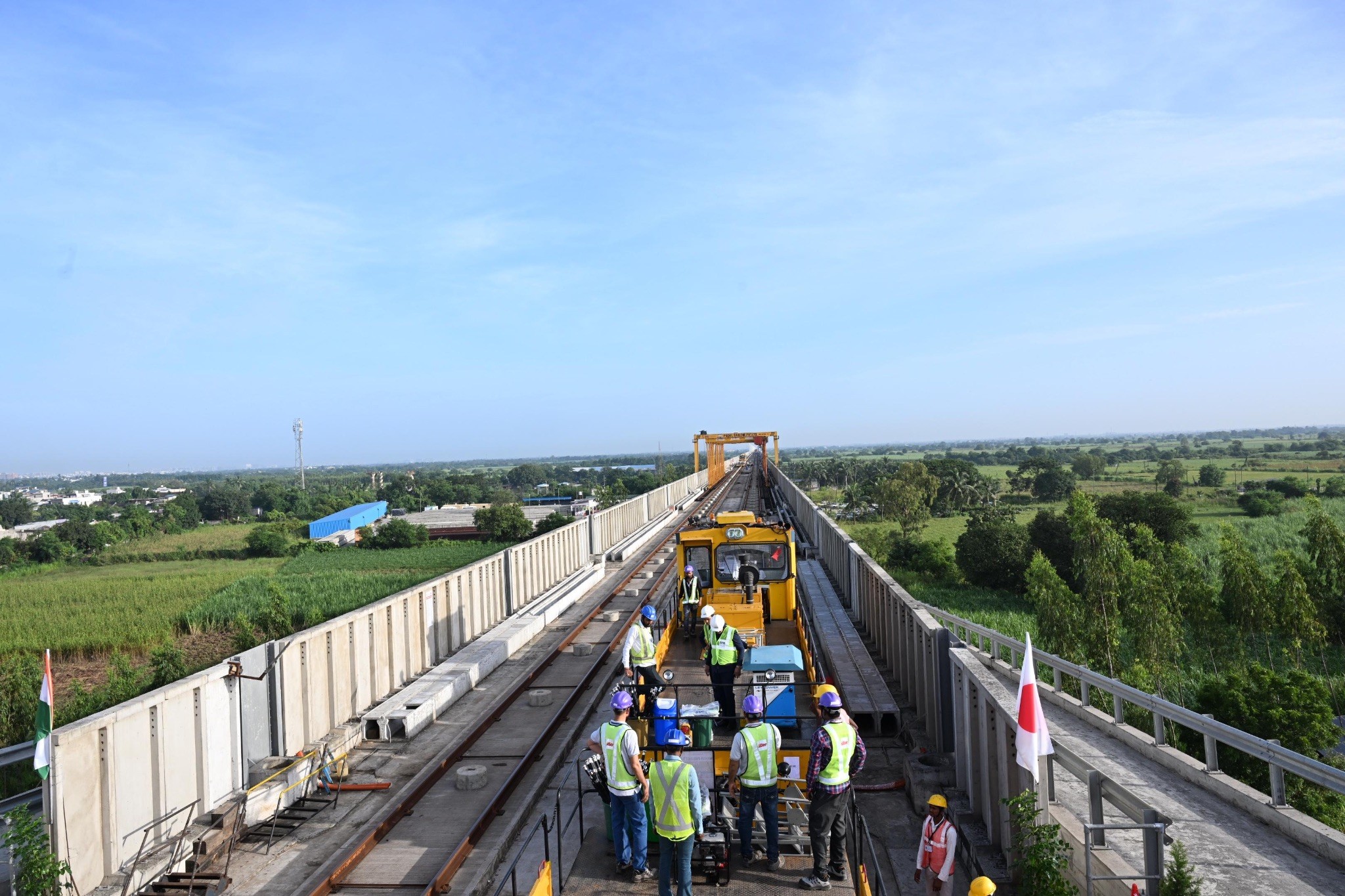Bullet train project progressing at a rapid pace