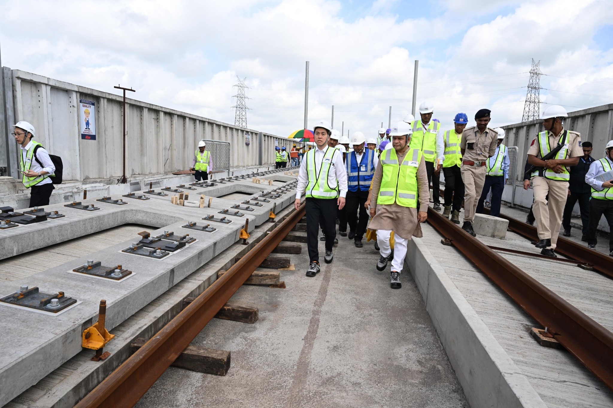 Bullet train project progressing at a rapid pace