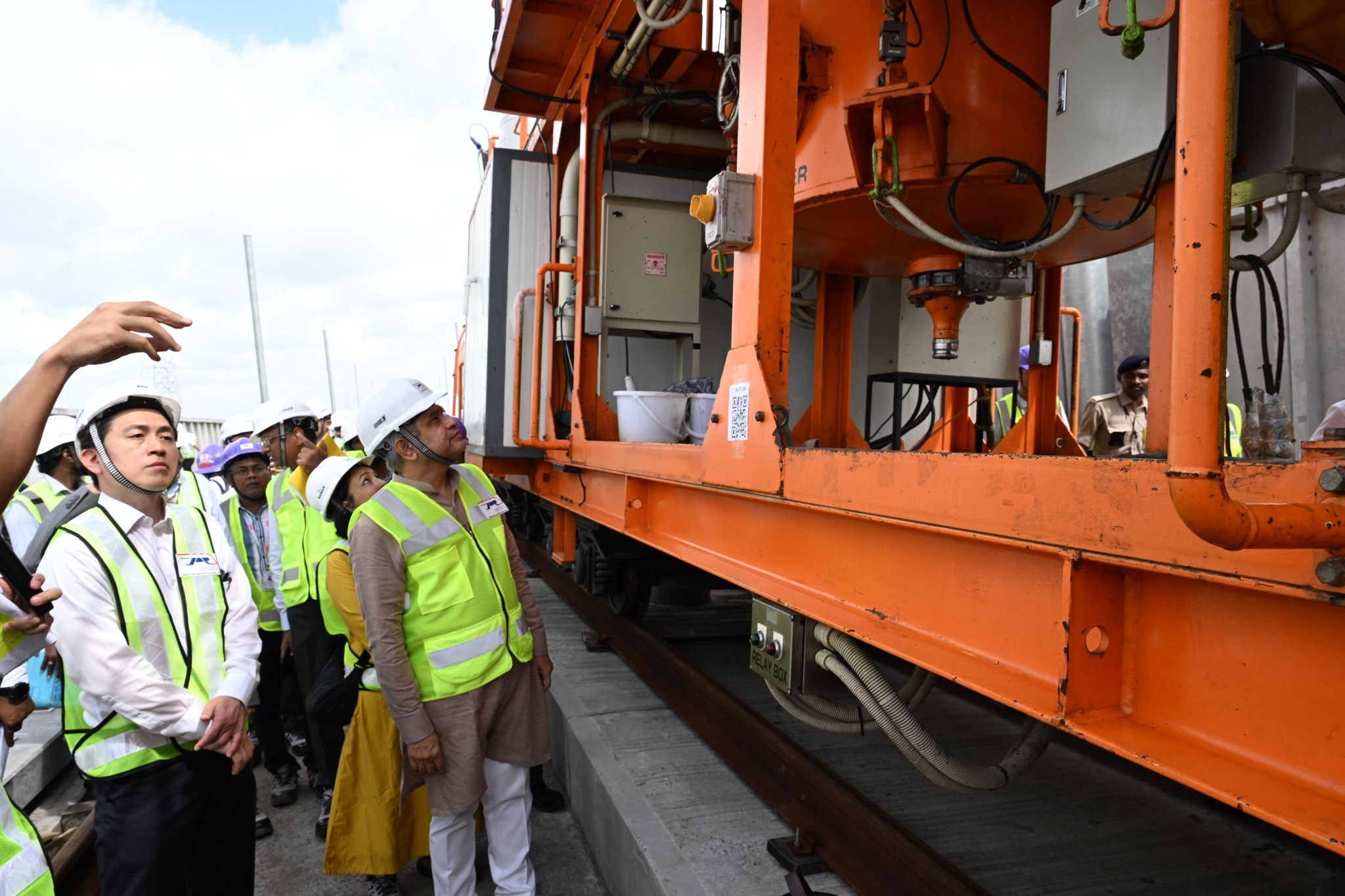 Bullet train project progressing at a rapid pace
