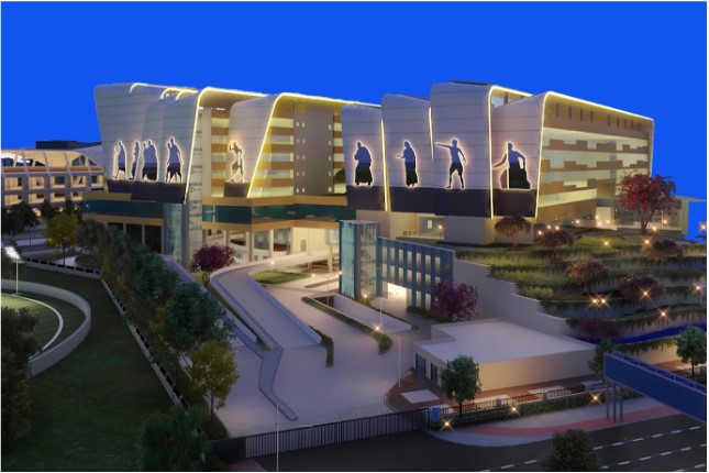 Night View of Hub