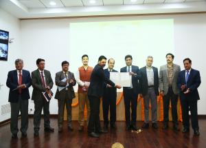 Managing Director's awardee received certificate at NHSRCL's Fourth Foundation Day on 12.02.2020