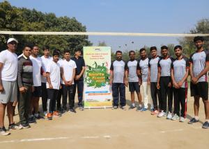 Glimpses of Sports day event at NHSRCL  February 2020 (Volleyball)