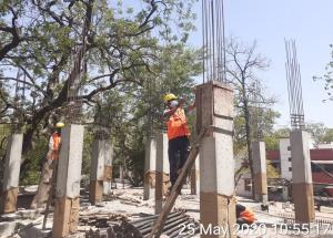 Construction activity resumed in Vadodara after lockdown relaxations on 26 may 2020