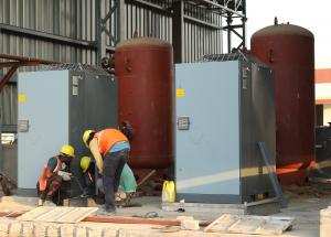 Equipments being installed in Flash Butt welding engineering workshop in Ahmedabad