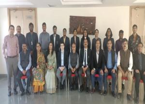 23મી નવેમ્બર 2021ના રોજ એનએચએસઆરસીએલ કોર્પોરેટ ઓફિસ, નવી દિલ્હીમાં ભારતીય રેલ્વેના પર્સનલ સર્વિસ પ્રોબેશનર્સની મુલાકાત