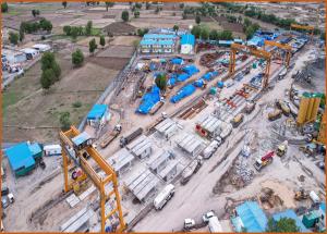 Segmental Casting Yard @ Ch. 482 kms, Ahmedabad District - July 2022