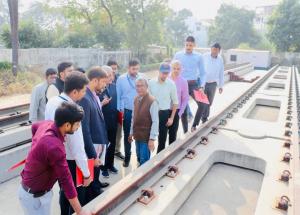 Visit of Indian Railways Services of Engineers (IRSE) Probationers to the High-Speed Rail Training Institute (HSRTI) and MAHSR Construction Site