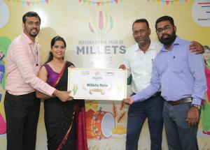 To Commemorate the Celebration of International Year of Millets 2023, NHSRCL Organised a "Millets Mela:Cooking Challenge Competition" at its Corporate Office on 17th April 2023