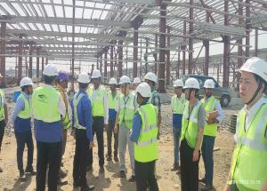 A Delegation led by President of Japan High Speed Rail Electric Engineering Co. Ltd. (JE) Visited the Various MAHSR Construction Sites