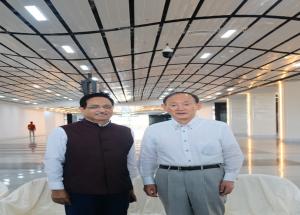 A high-level Japanese delegation led by Mr. Suga Yoshihide, Chairman, The Japan India Association & Former PM of Japan along with Shri Rajendra Prasad, MD/NHSRCL visited Sabarmati Multimodal Transport Hub & SBS launching site in Ahmedabad on 5th July 2023