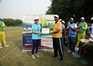 As part of the ongoing celebrations of Vigilance Awareness Week 2023, NHSRCL organized various sports activities like the 100m Sprint Race, Walkathon & Cricket Tournament on 28th Oct 2023