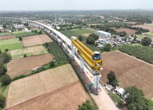 Construction work in Progress through SBS method in Vadodara, Gujarat-September 2023