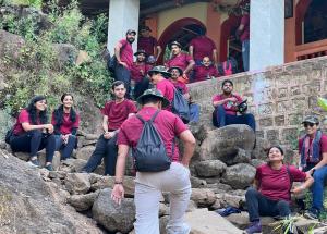 Officers & families of NHSRCL Mumbai office embarked on a team-building trek