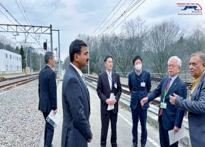 भारताच्या पहिल्या बुलेट ट्रेन प्रकल्पासाठी जपानी समकक्षांशी उत्तम समन्वय आणि सहकार्य सुनिश्चित करण्यासाठी, श्री विवेक गुप्ता, MD/NHSRCL यांच्या नेतृत्वाखालील शिष्टमंडळाने जपानला भेट दिली
