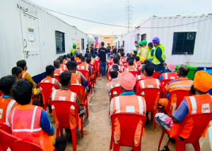 Organisation of Nukkad Natak series ‘Prayas’ to ensure safety of workers at Bullet Train construction sites