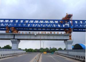 40 meter long bridge over Gorwa - Madhunagar Flyover at Vadodara is completed for Mumbai-Ahmedabad Bullet Train Project on 23rd July 2024