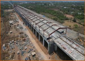 Work in Progress at Bilimora Bullet Train Station, Navsari District - May 2024