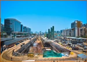 Shaft 1 work in progress Bandra Kurla Complex, Mumbai - June 2024