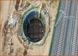 バルーチ県で進行中のシンソ杭工事 - 2024年6月