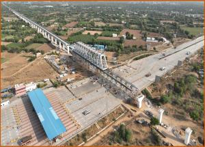 Superstructure work in progress in Anand District - June 2024