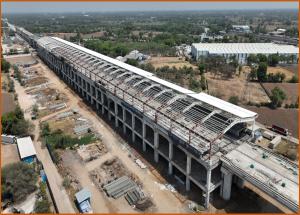 Work in Progress at Anand Station, Kheda District - June 2024