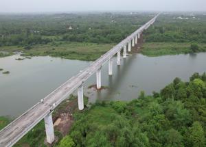 River bridge completed on Auranga River, Valsad district- July 2024