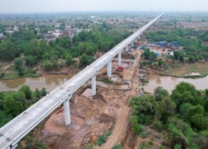 River bridge completed on Dhadhar river, Vadodara district - July 2024