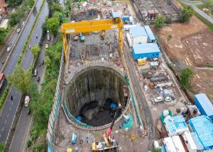 Shaft 3 work in progress at Mumbai Suburban District - July 2024