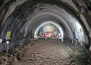 Main tunnel work in progress at Shilphata Mumbai - July 2024