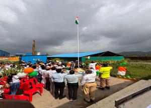 78th Independence Day celebration at NHSRCL site offices