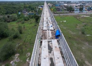 Track work in progress at Navsari District, Gujarat - August 2024