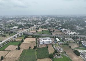 Viaduct overview at Vadodara District, Gujarat - August 2024