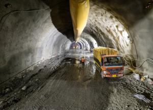 Construction of 21 km long tunnel including India’s First 7 km long undersea tunnel in progress in the State of Maharashtra for the Bullet Train Project