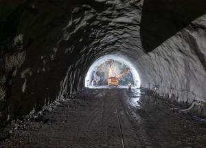 Construction of 21 km long tunnel including India’s First 7 km long undersea tunnel in progress in the State of Maharashtra for the Bullet Train Project