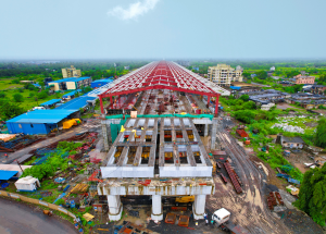 Significant progress at Vapi Bullet Train station in Gujarat