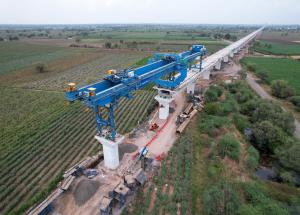 Girder Launching at Bharuch District, May 2023