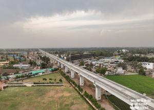 MAHSR Viaduct in Anand District, May 2023