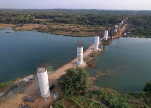 औरंगा नदी, वलसाड जिला में पियर वर्क्स, मार्च 2023