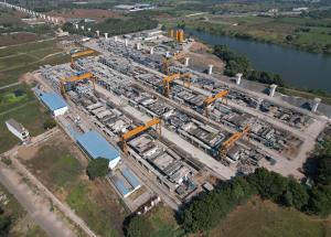 Segmental Casting Yard at Surat District, January 2023